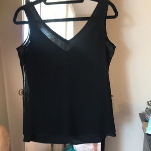 WHBM dressy tank. Size XS. Black.